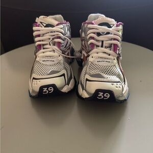 Balenciaga Women’s Sneakers - White and Purple